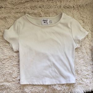 Princess Polly Cream Shirt